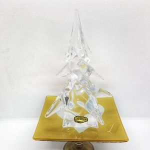 Vintage Lead Crystal Christmas Tree